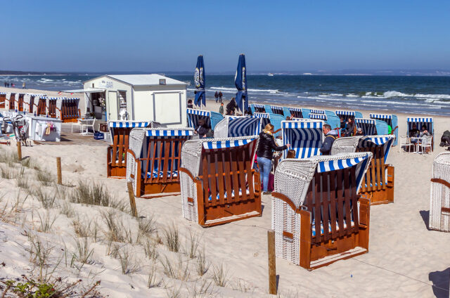 Pruhované košíky, Rujána, Německo