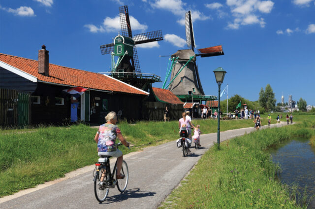 Skanzen mlýnů Zaanse Schans, Holandsko