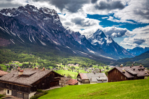 Cortina di Ampezzo, Dolomity, Itálie
