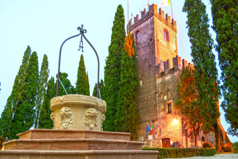 Hrad Conegliano, Veneto, Itálie