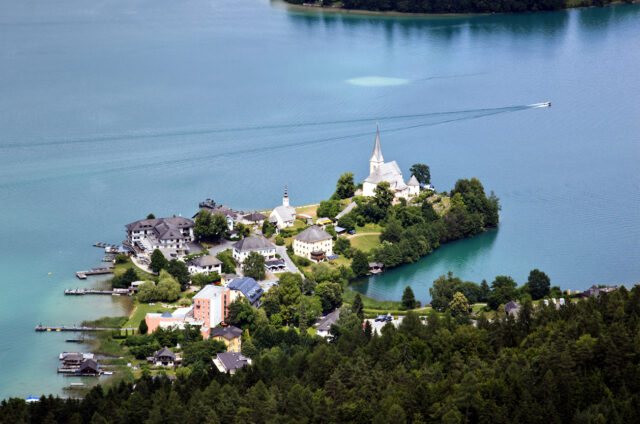 Maria Worth, Worthersee, Rakousko