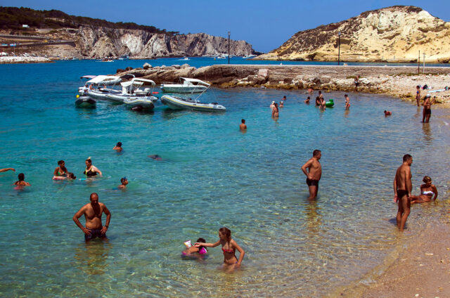 Průzračná voda ostrovů Tremiti, Itálie