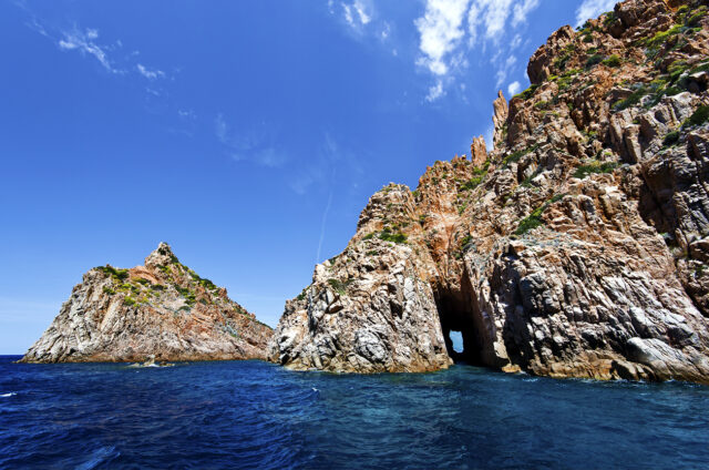 Skalní útvary Calanche, Korsika