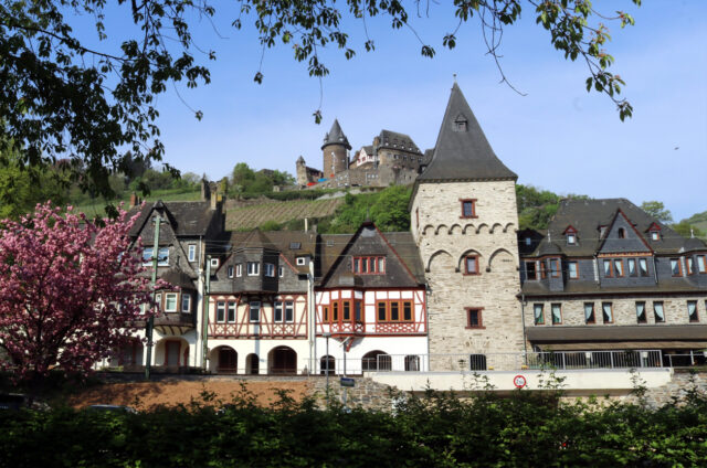 Středověké městečko Bacharach, Německo
