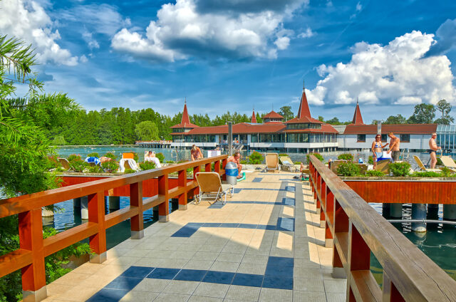 Termální lázně Hevíz Balaton, Maďarsko