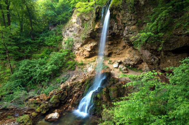 Vodopád, Lillafured, Maďarsko