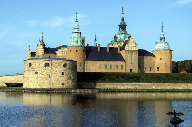 Zámek v Kalmar, Švédsko