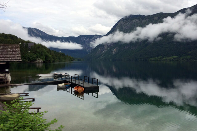 Bohinjské jezero, Slovinsko