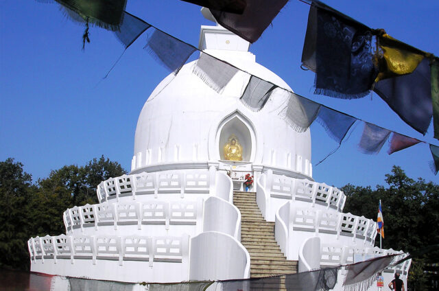 Buddhistická stůpa, Zalaszántó, Maďarsko