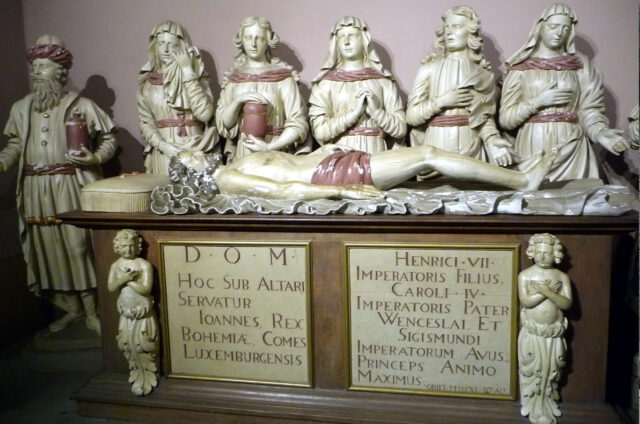 Hrob Jana Lucemburského, Luxembourg, Lucembursko