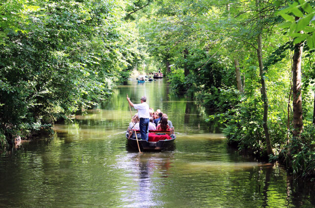Kanály kolem Burg, Německo