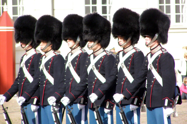 Královská garda, Kodaň, Dánsko