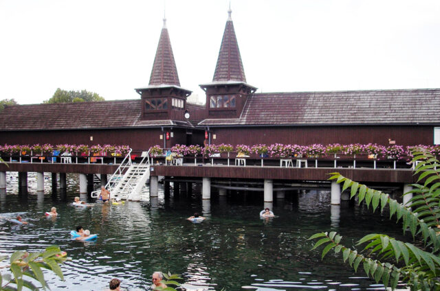 Termální lázně, Hevíz, Maďarsko