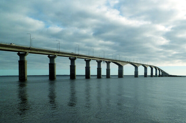 Most na ostrov Oland, Švédsko