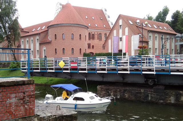 Otočný most, Gizycko, Polsko