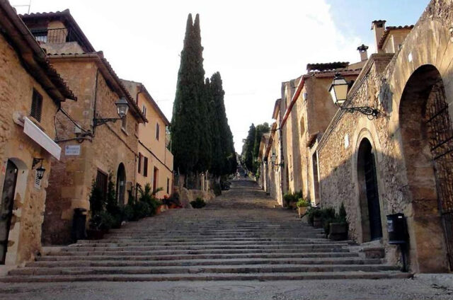 Schody ke kalvárii, Pollenca, Mallorca