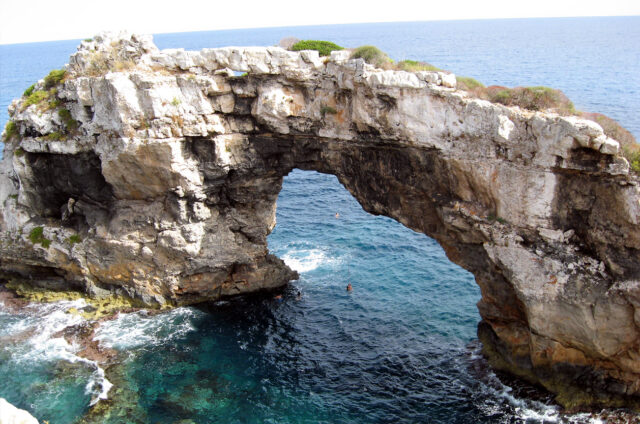 Skalní útvary, Mallorca, Španělsko