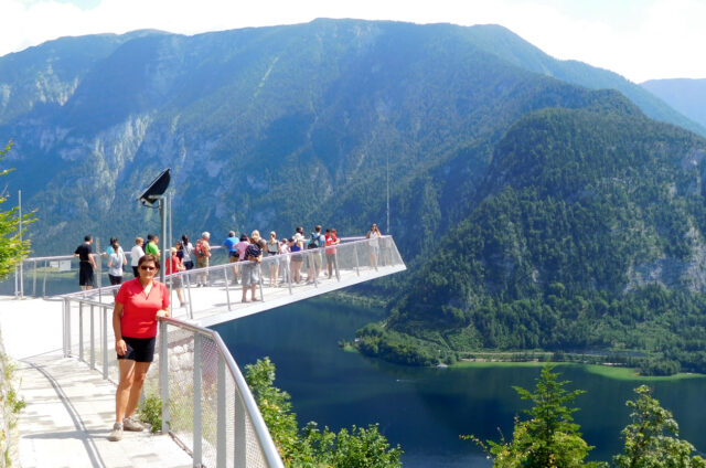 Vyhlídková plošina, Hallstatt, Rakousko
