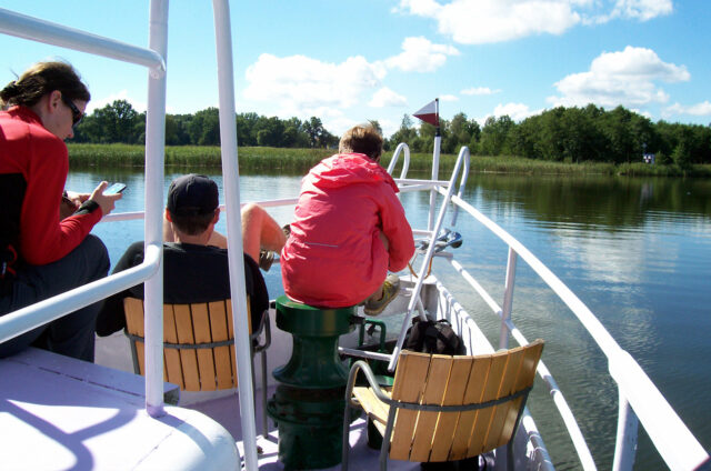 Lodí po Mazurských jezerech, Polsko