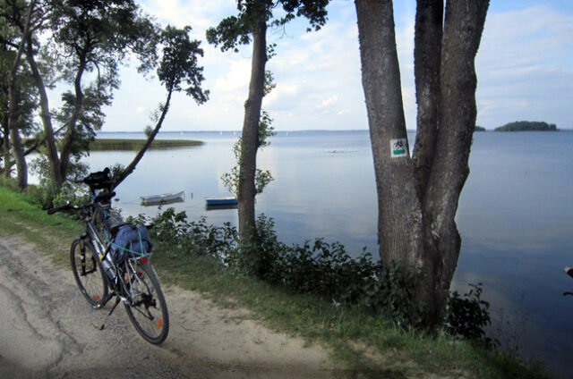 Mazurská jezera na kole
