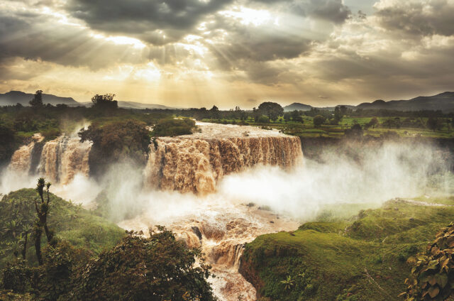 Vodopády Modrého Nilu Tiss Issat, Etiopie