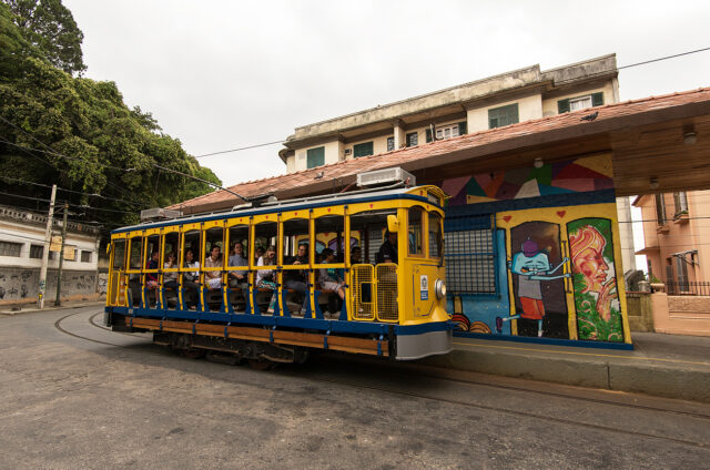 Bohémská čtvrť Santa Teresa, Rio de J., Brazílie