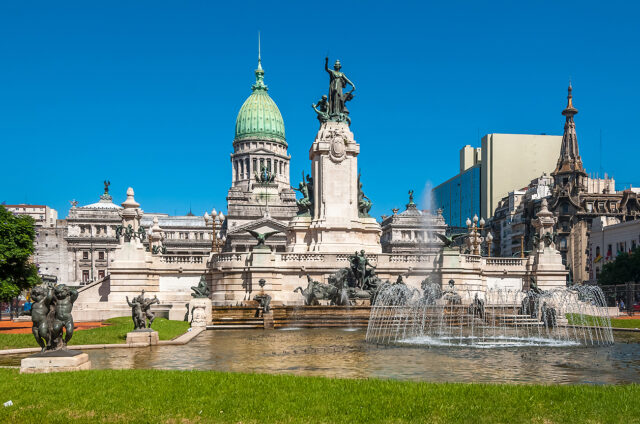 Budova národního kongresu, Buenos Aires, Argentina