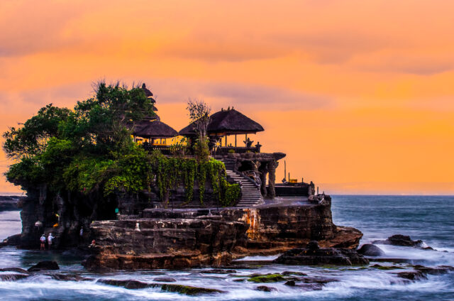 Chrám Tanah Lot, Bali, Indonésie