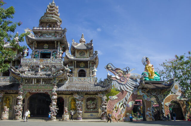 Dračí pagoda v Da Latu, Vietnam