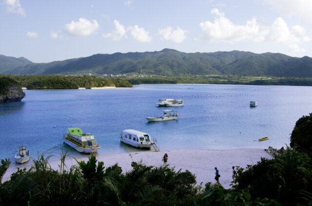 Glassboaty na Išigaki, Rjúkjú, Japonsko