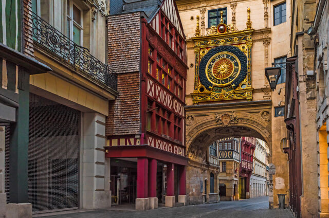 Hodinová brána v Rouen