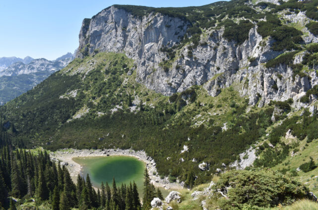 Jablaničko jezero v N.P.Durmitor, Černá Hora