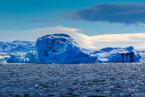 Jeden z mnoha ledovců, Špicberky