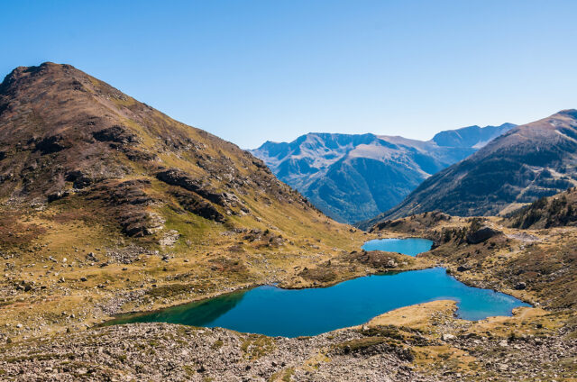 Jezera v kotlině Tristaina, Andorra