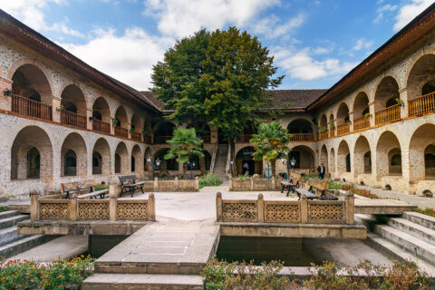 Karavanseraj, Šeki, Ázerbajdžán