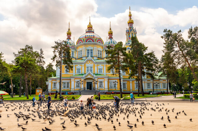 Katedrála Zenkov, Almaty, Kazachstán