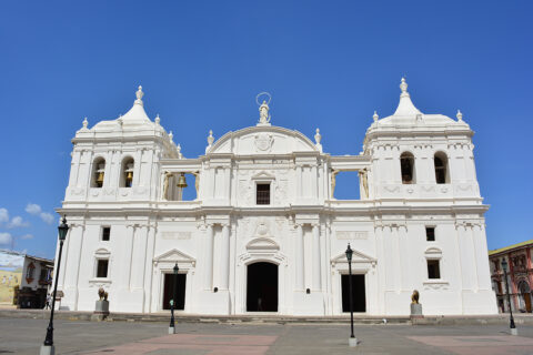 Katedrála v univerzitním Leonu, Nikaragua