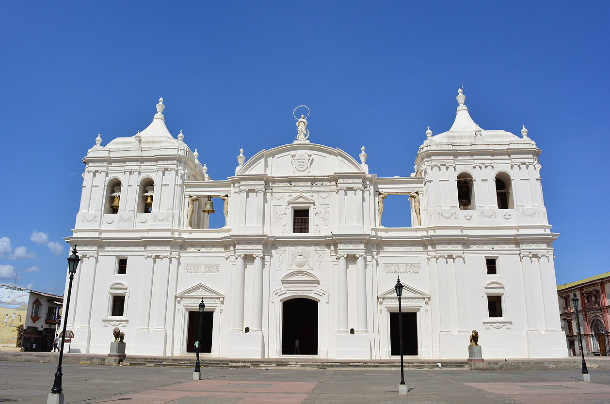 Katedrála v univerzitním Leonu, Nikaragua