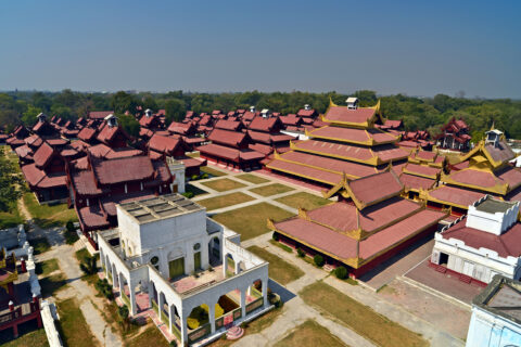 Královský palác, Mandalay, Barma