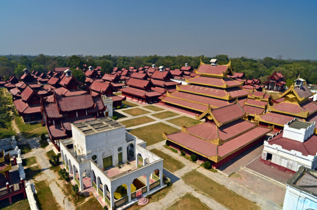 Královský palác, Mandalay, Barma