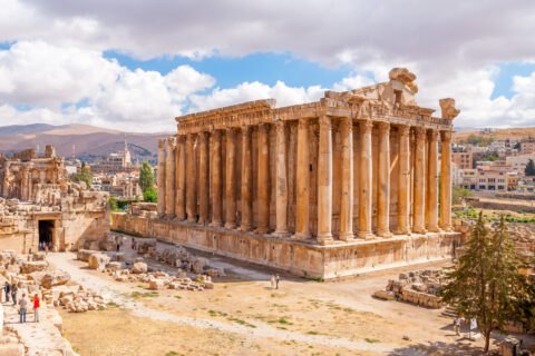 Legendární antický Baalbek, Libanon
