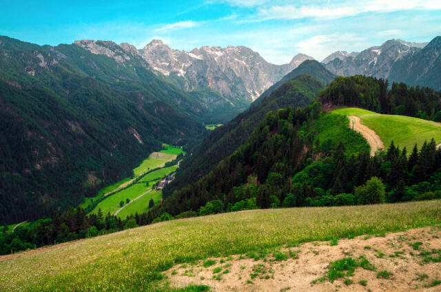 Malebné údolí Logarská Dolina