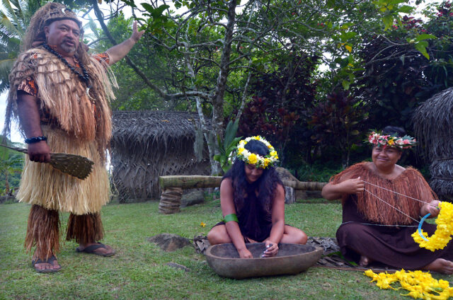 Maorská vesnice, Rarotonga, Cookovy o.