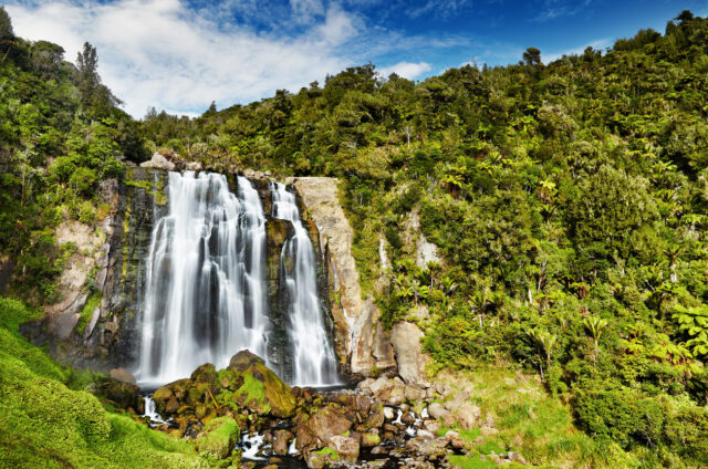 Marokopa Falls, Severní ostrovy, N.Zéland