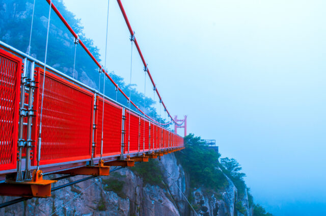 Most v oblacích, N.P. Wolchulsan, Korea