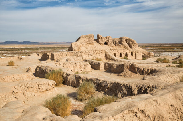 Pevnost Toprak Kala, Uzbekistán