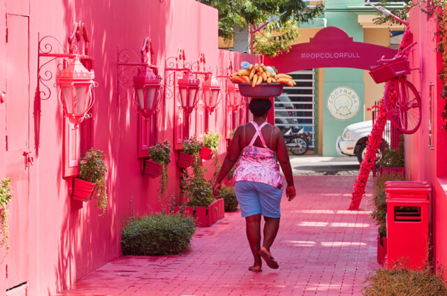 Pouliční prodejce banánů, Dom. republika