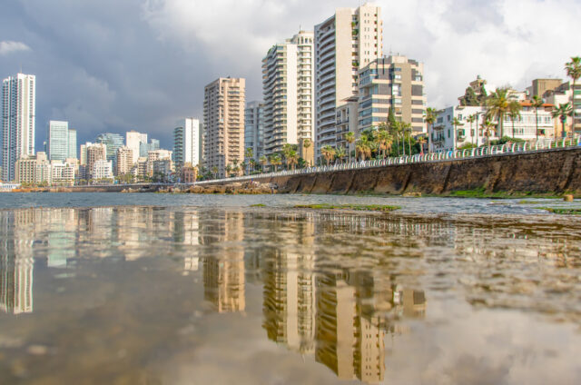 Promenáda Corniche, Bejrút, Libanon