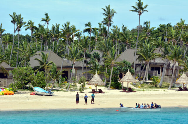 Připlutí na souostroví Mamanuca, Fidži