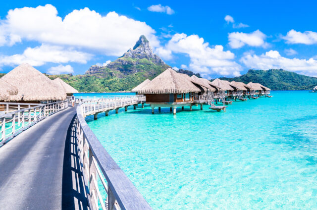 Resort na Bora Bora, Francouzská Polynésie